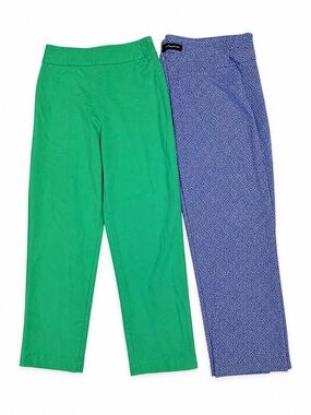 Work Pants Bundle Sz 12 Capri & Ankle Stretch Office Career Lot